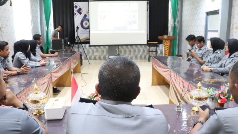 Lapas Narkotika Karang Intan Ikuti Rapat Anev Pembinaan Kinerja, Tegaskan Komitmen Penguatan Pengamanan