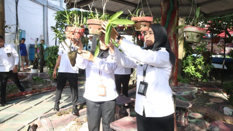 Kalapas Narkotika Karang Intan Apresiasi Budidaya Anggrek, Dorong Pembinaan Hijau Bernilai Ekonomi