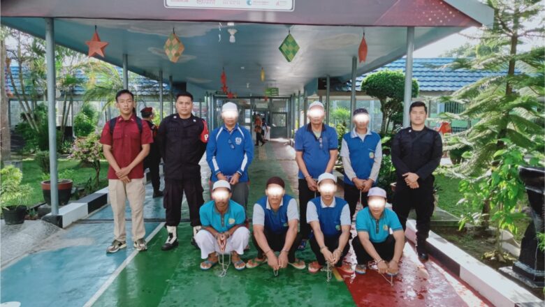 Perkuat Kolaborasi Atasi Overkapasitas, Lapas Narkotika Karang Intan Terima 7 WBP dari Rutan Rantau