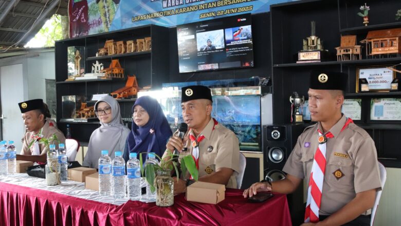 Lapas Narkotika Karang Intan Buka Pelatihan Kemandirian Pembuatan Kain Sasirangan Bersertifikat