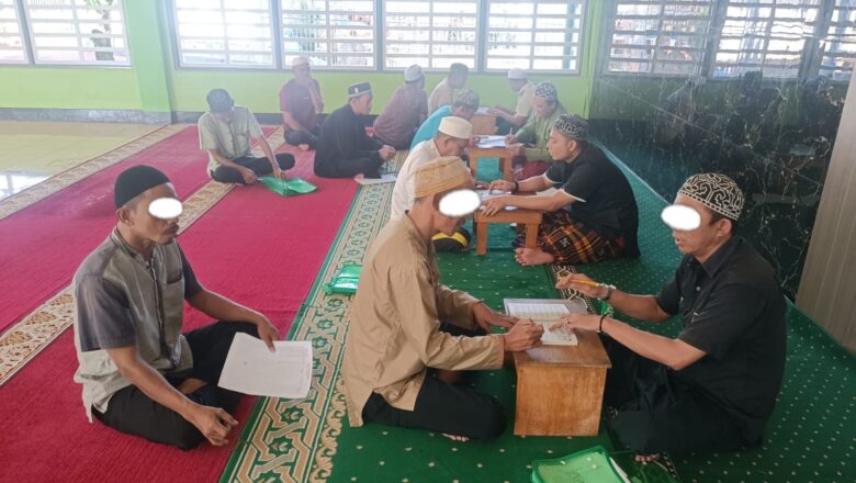 WBP Lapas Narkotika Karang Intan Antusias Ikuti Pembelajaran Baca Tulis Al-Qur’an