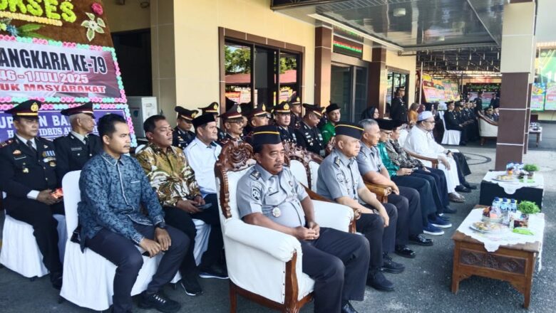 Lapas Narkotika Karang Intan Hadiri HUT Ke-79 Polri, Perkuat Kolaborasi Antar-Instansi