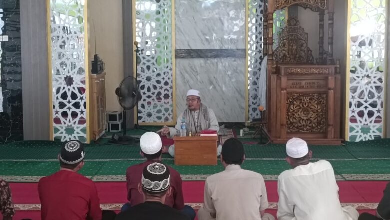 Warga Binaan Lapas Narkotika Karang Intan Ikuti Pengajian Ilmu Tauhid, Perkuat Keimanan di Masjid At-Taubah