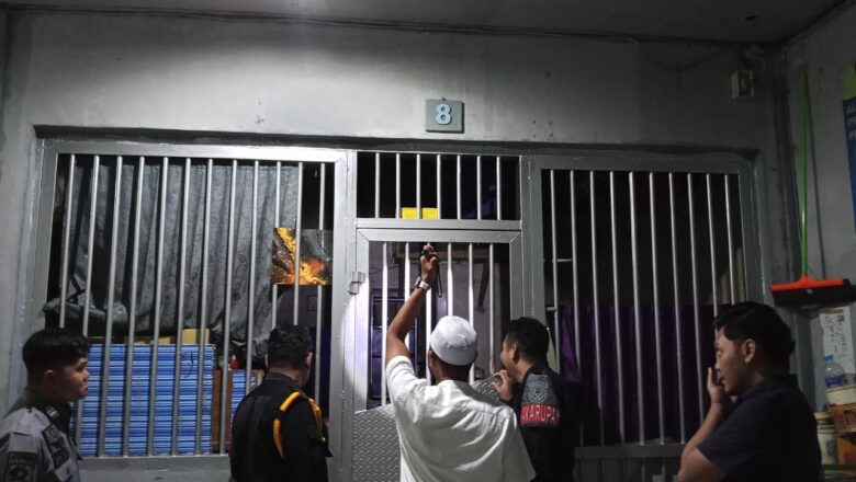 Tingkatkan Kewaspadaan, Lapas Narkotika Karang Intan Laksanakan Troling Malam di Area Blok Hunian