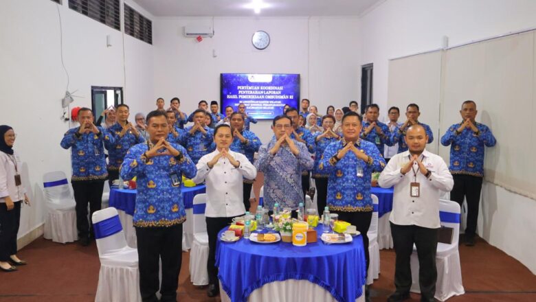 Lapas Narkotia Karang Intan Siap Perkuat Kualitas Layanan, Kalapas Hadiri Pemaparan LHP OMBUDSMAN RI